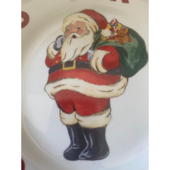 Linen N Things 7" Cookies for Santa Plate, Vintage Look - Picture 2 of 4